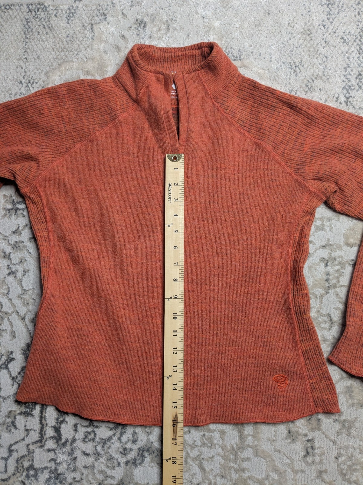 Mountain Hardware Pullover Women's Small Orange K… - image 7