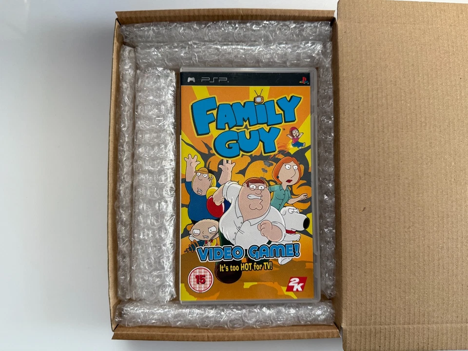 Family Guy Sony PSP - UK PAL VGC CIB with Reg - High Quality Packng - Tracked - Image 2 of 4