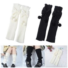Japanese Knitted Leg Warmers Casual Loose Socks