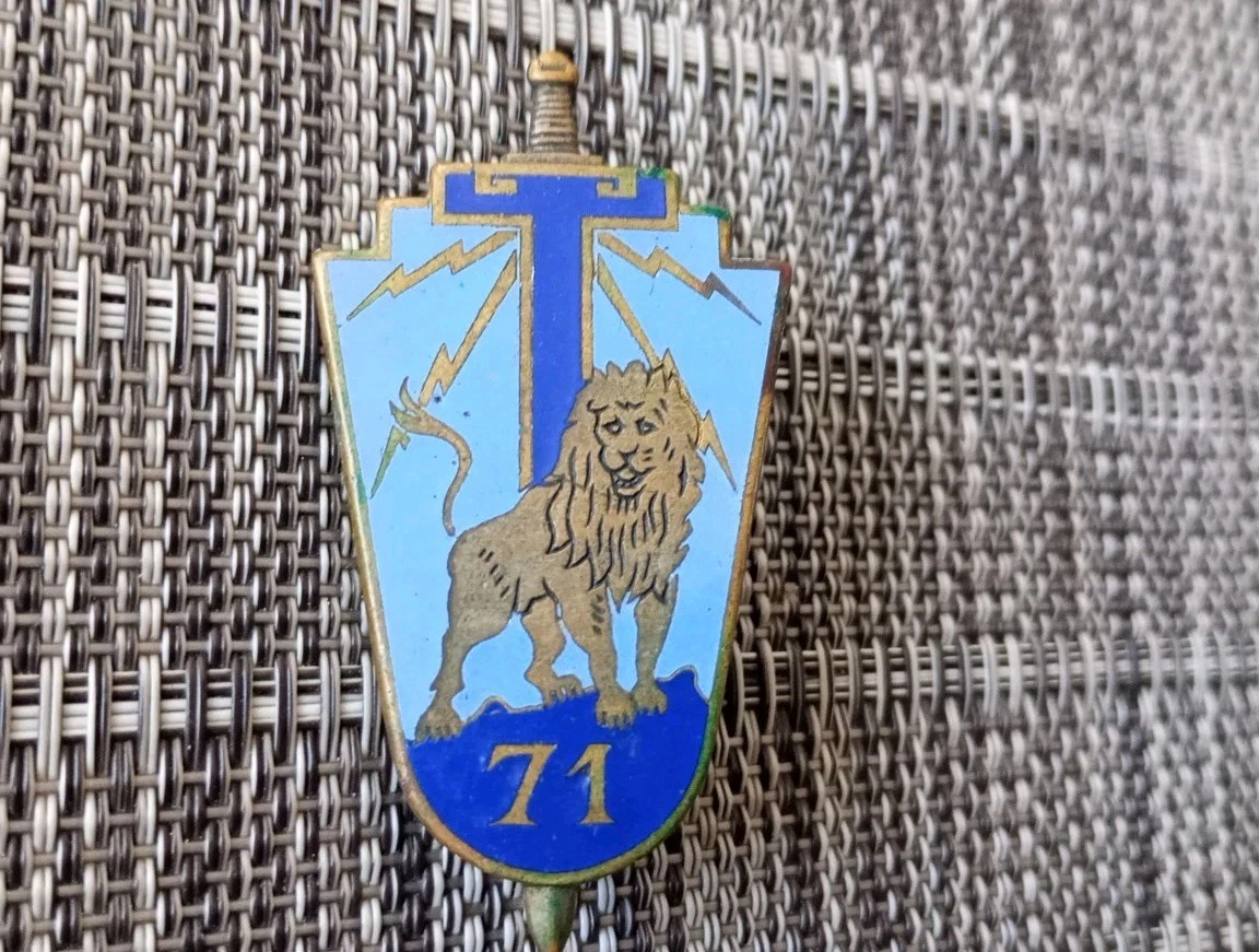 Insigne 587° Bataillon Du Train Tablat AFN Algérie - Variante Aremaïl Paris