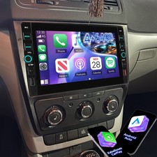 Apple Carplay 4+64G Android 15 Autoradio GPS Navi BT für Skoda Yeti 5L 2009-2017