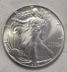 1986 American Silver Eagle .999 1 Troy Oz Fine Silver First Year GEM BU