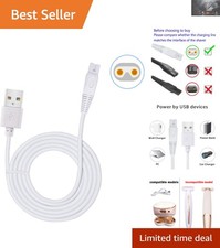 Reliable USB Charger Cable for Ladies Finishing Touch Shaver   Safe  Portable