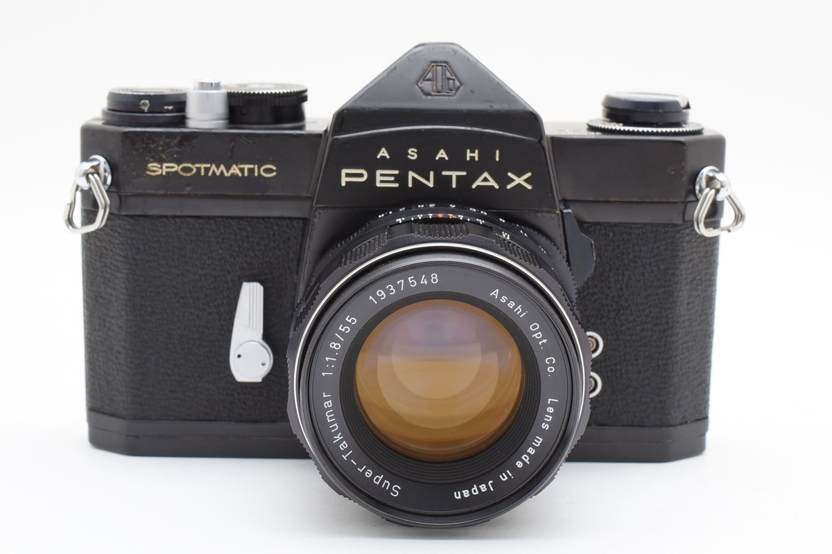 V.good]PENTAX SP SLR 35mm Film Camera Black ＋ SUPER TAKUMAR 55mm