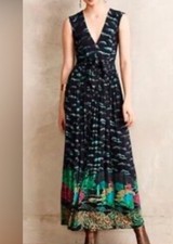 65 Anthropologie Tracy Reese RARE Coral Reef Maxi Dress Stretchy M