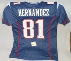 Aaron Hernandez Autographed Football Custom Jersey PC Authenticated