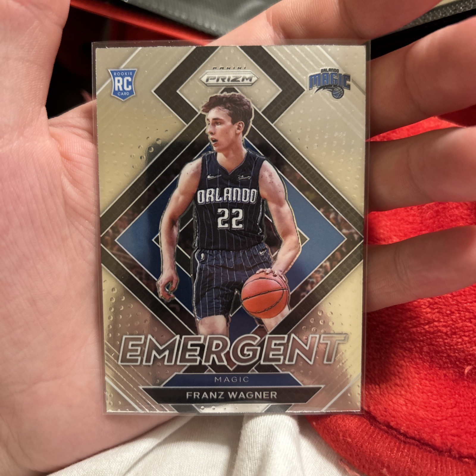 2021-22 Panini Prizm - Emergent Franz Wagner #23 Silver Prizm (RC)