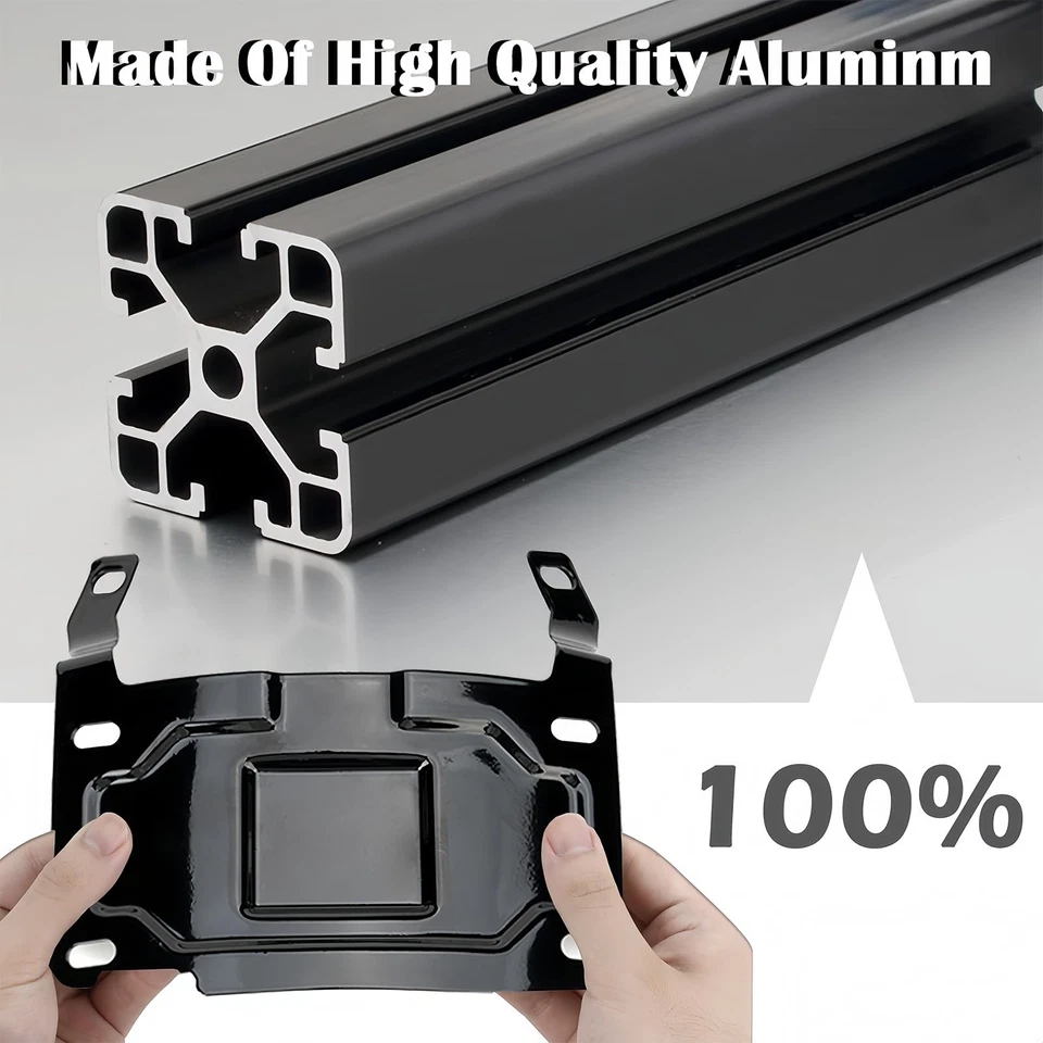 Custom Dynamics License Plate Relocation Kit #CD-LPR-KIT Harley Davidson black - Image 4 of 4