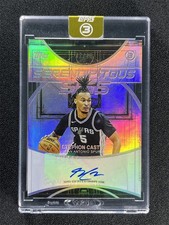 2025-26 Topps Three 3 Stephon Castle #SS-SC Serendipitous Sigs Auto Spurs /49
