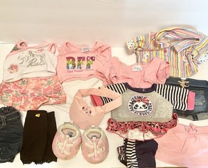 Build A Bear Clothes Lot BFF Girls Rule Harajuku School Pink Shoes Visor BABW