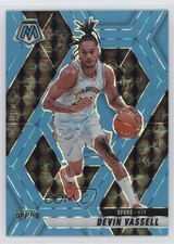 2024-25 Panini Mosaic Fluorescent Blue Prizm 4/75 Devin Vassell #156 1r05