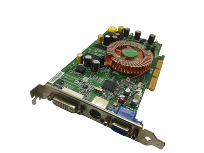 MSI GeFORCE FX 5700  256MB DDR2 SDRAM AGP GRAFIKKARTE DVI VGA S-VIDEO #GK13715