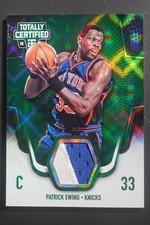 2015-16 Panini Totally Certified Patrick Ewing #TCM-PE Patch Green /5 DA479