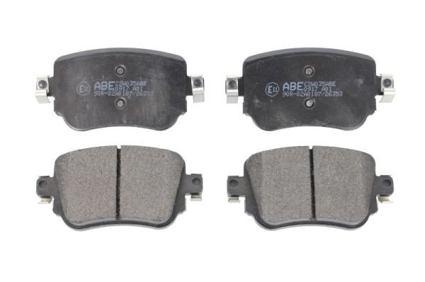 Hinterachse ABE C2W035ABE Bremsbelagsatz, Scheibenbremse FüR Audi,Seat,Skoda,Vw-image