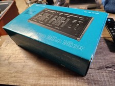 TESTED Realistic Radio Shack 4 channel Stereo Microphone Mixer 32-1105 IN BOX