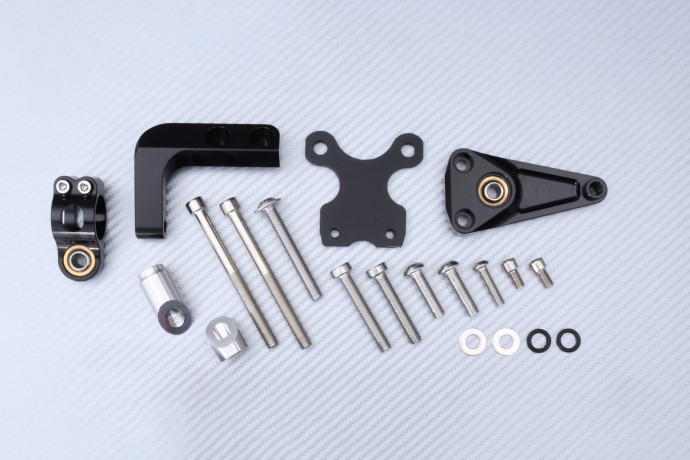 Support amortisseur direction Honda CBR650R 2019-2023 anti-guidonnage en alu