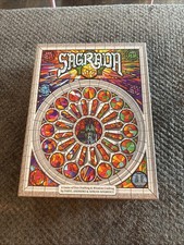 Sagrada Board Game Dice Drafting Window Crafting Family Game 100 Complete EUC
