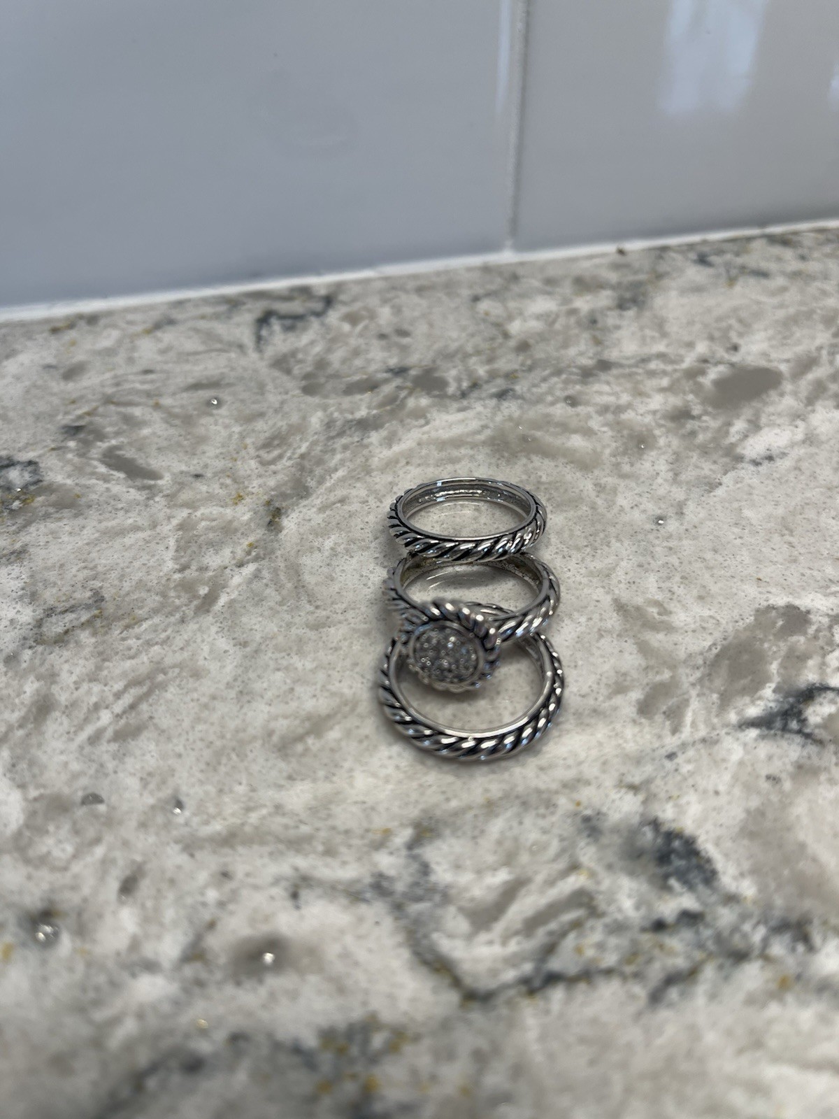 VTG 925fd Stackable Rings - image 8