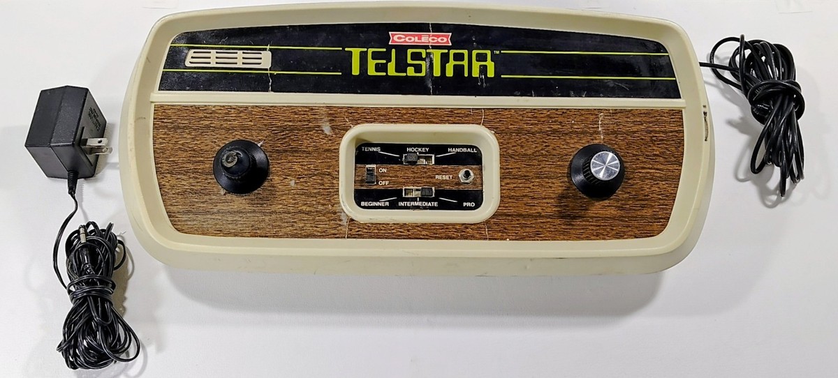 Vintage 1976 Coleco Telstar 6040 Console TV Game System w/Power AC