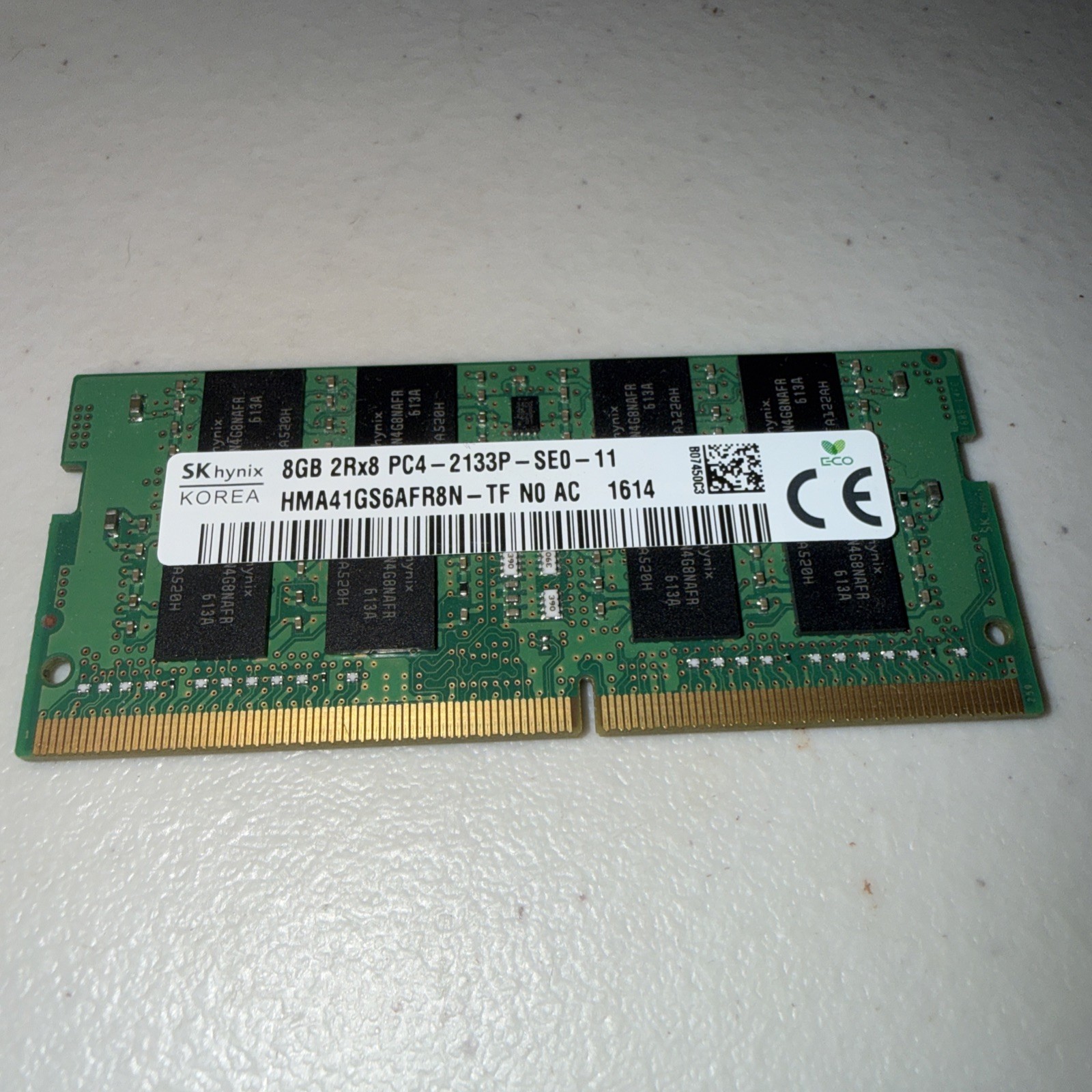 SK Hynix 8GB 2Rx8 DDR4 PC4-2133P SODIMM HMA41GS6AFR8N-TF Laptop RAM Memory