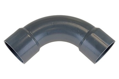 PVC-U Bogen 90° mit Klebemuffen Klebefitting Fitting