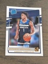 2020-21 Donruss Anthony Edwards #201 Minnesota Timberwolves  (A)