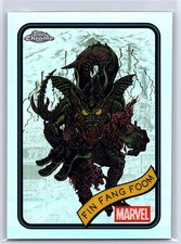 Fin Fang Foom 2025 Topps Chrome Marvel 53 Refractor