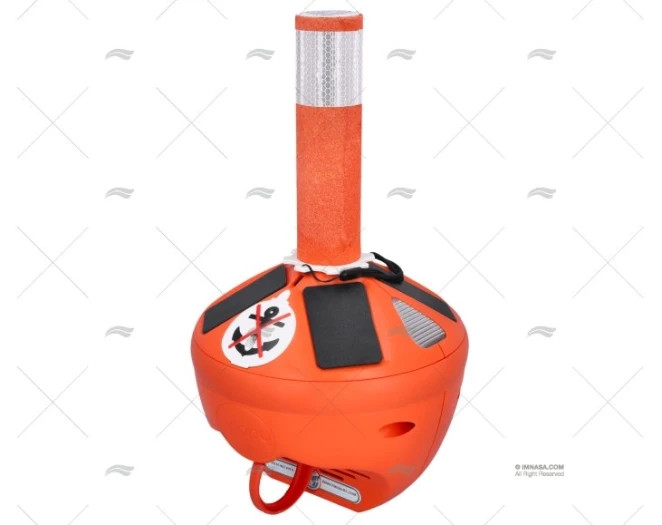 Bouée d'ancre basic stabilisatrice orange avec cordage de 15m pour un repérage visuel parfait en mer