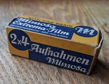 Mimosa Extrema-Film Orthochromatic-non-halation  Made in Nazi Germany 1938