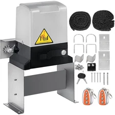 1400Lbs Sliding Gate Opener Electric Gate Operator Automatic Motor w/ 2 Remotes