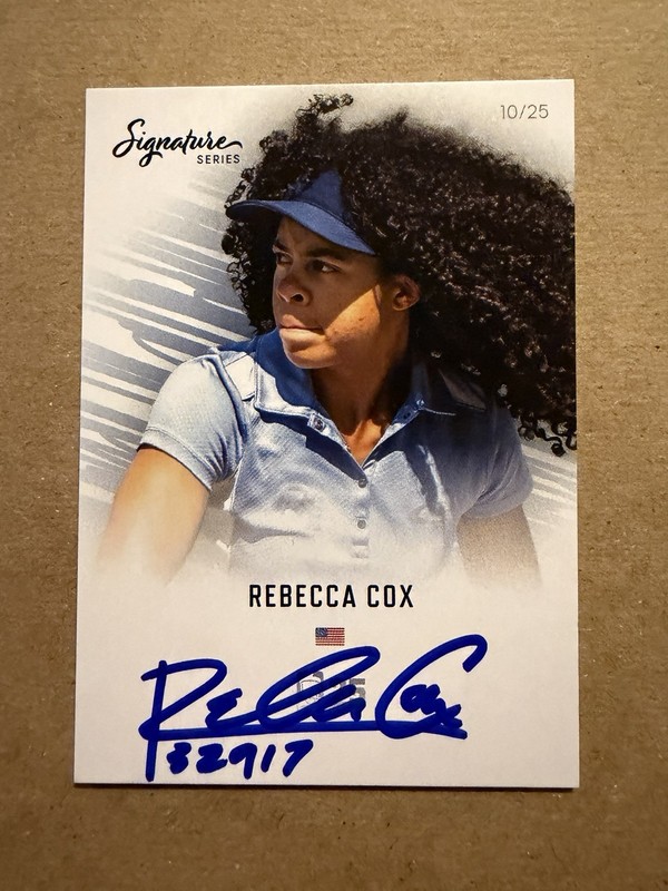 Disc Golf Pro Tour DGPT 2025 Signature Series Rebecca Cox Autograph #10/25