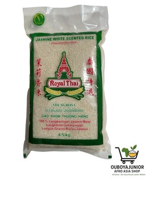 Jasmine White Scented Rice (Thai Hom Mali Reis)   4,5 kg