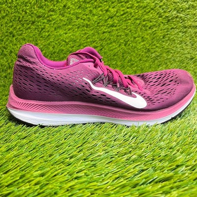 Nike Air Zoom Winflo 5 Womens Size 9 Purple White Running Walking Shoes Sneakers