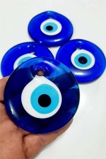 Evil Eye Beads 70mm - 10 Pcs Real Glass Evil Eye Beads From Turkey Charms