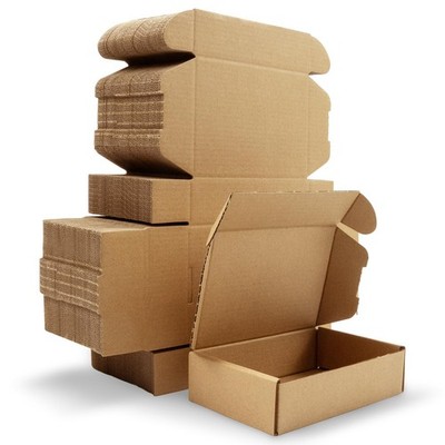 100 Pack Small Shipping Boxes, 5.9 x 3.9 x 1.5 Inch Mailing Cardboard Boxes C...