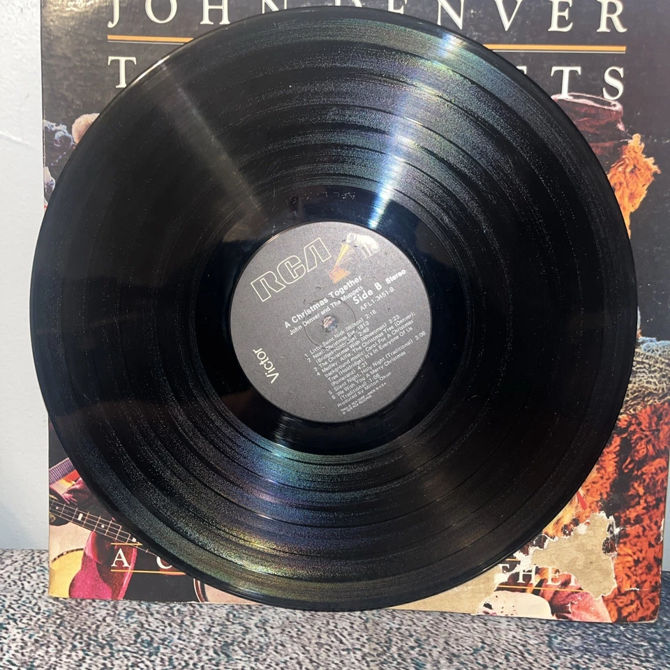 John Denver And The Muppets – A Christmas Together ; 1979 LP VG 1st With Poster Foto 4 de 4