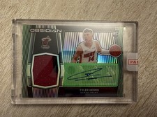 2019-2020 Obsidian Green Etch Tyler Hero Rookie Patch Auto 3/25 RPA