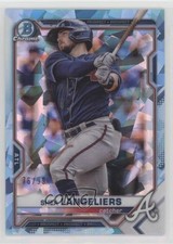 2021 Bowman Sapphire Chrome Prospects Aqua Refractor 76/99 Shea Langeliers uk2