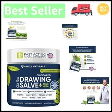 All-Natural 4 oz Chickweed Salve for Quick Relief from Poison Ivy & Dry Skin