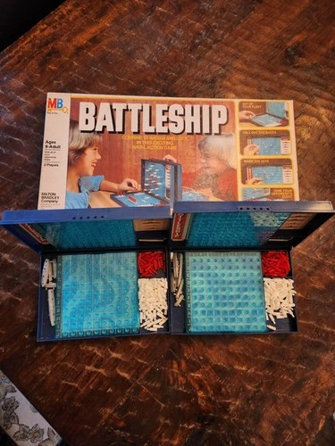 VINTAGE Battleship Milton Bradley 1978 Board Game Complete Minus Instructions