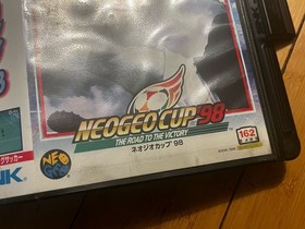 NEOGEO CUP 98 - Neo Geo AES Home Cart Complete CIB Super Sidekicks