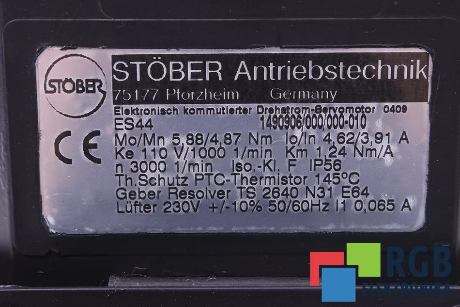 ES44 1490906/000/000-010 STOBER - Reconditionné - Garantie 12 mois