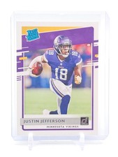 JUSTIN JEFFERSON 2020 DONRUSS RATED ROOKIE #313 MINNESOTA VIKINGS Q3813