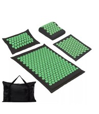 XiaoMaGe Acupressure Mat and Pillow Set with Bag -4 Pc Acupuncture Mat...