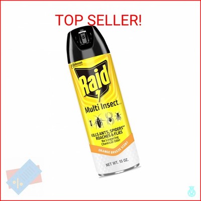 Raid Multi Insect Killer, Orange Breeze 15 Ounce (Pack of 1)