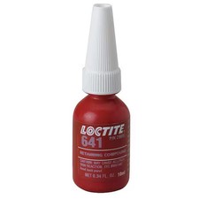 Loctite 233546 Retaining Compound, 641 Series, Yellow, Liquid, 10Ml Bottle