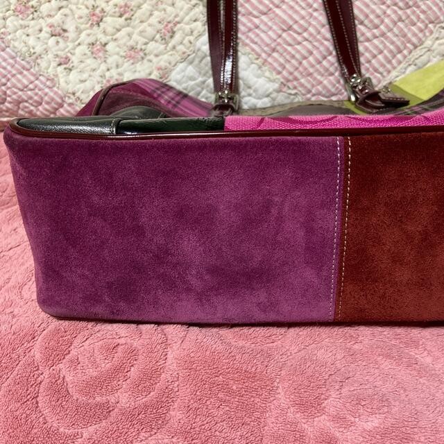 Coach Patchwork Bag Used Rare Large Crossbody, Au… - image 5