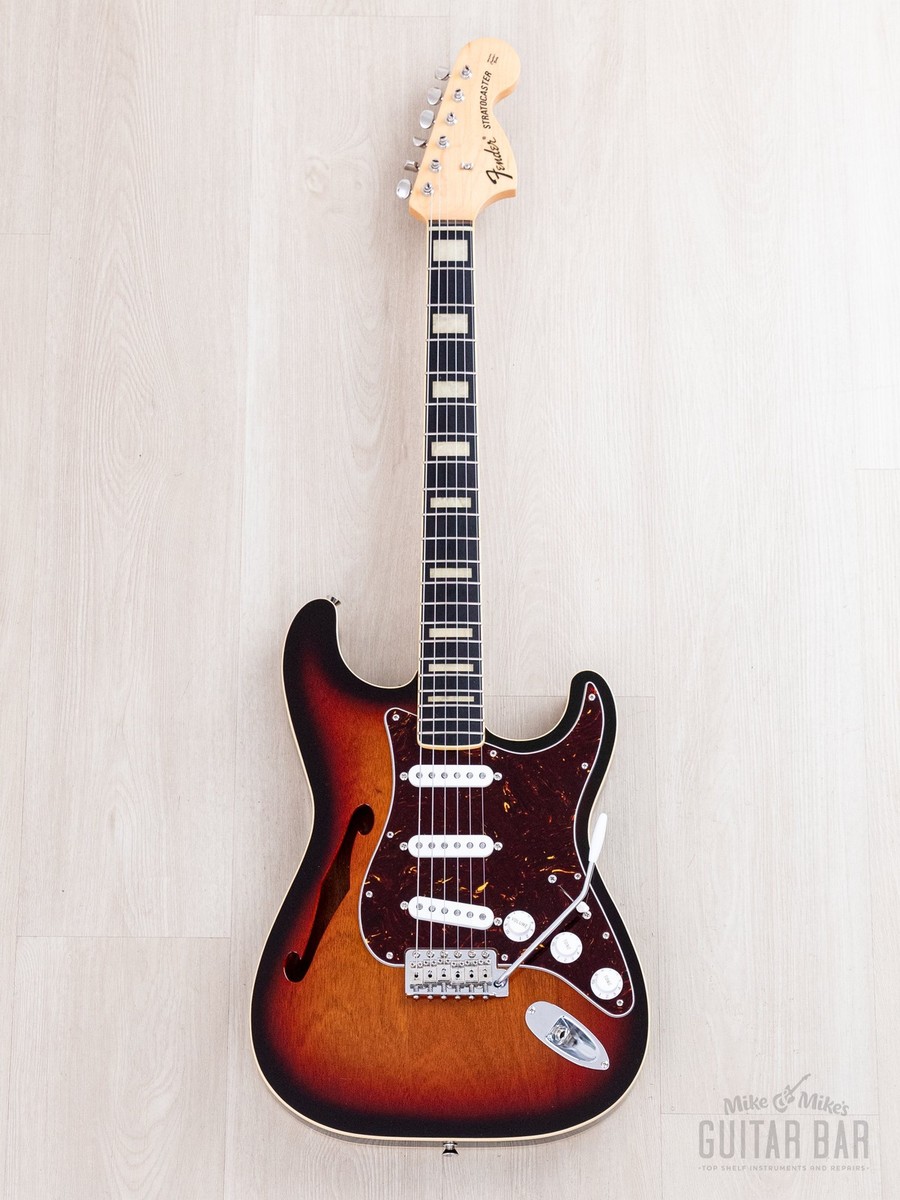 2014 Fender Stratocaster ST/HO/3S Mahogany Semi-Hollow w/ DiMarzio