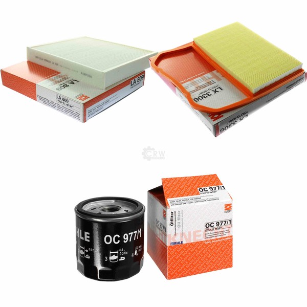 Mahle / Knecht Innenraumfilter LA 809 Luftfilter LX 3306 ÖLfilter OC 977/1-image