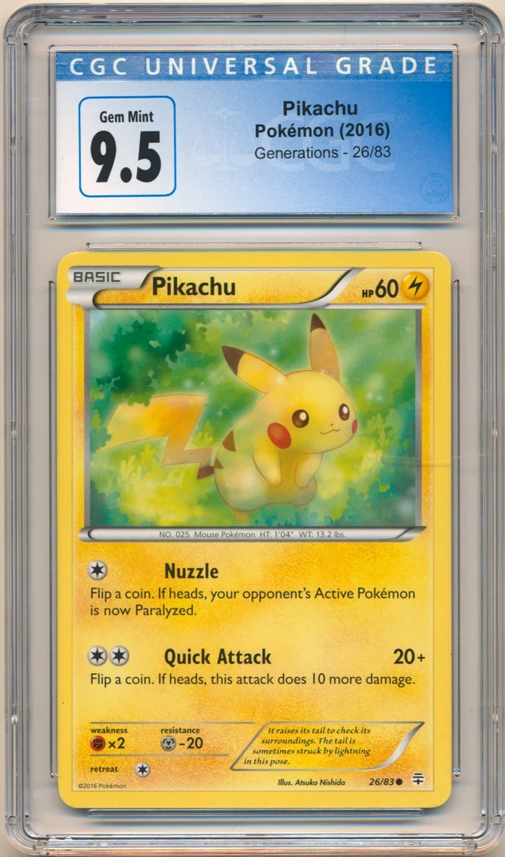 皮卡丘口袋妖怪TCG 10 级XY 个人收藏卡牌游戏卡| eBay